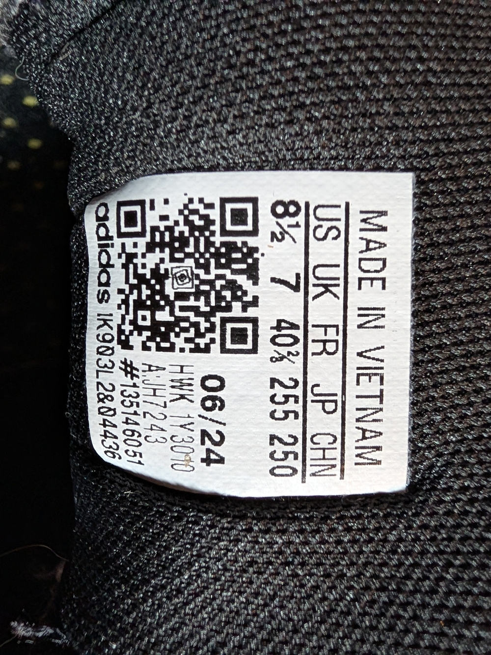 adidas Women's Black & White Classic Trainer - Picture 8 of 10